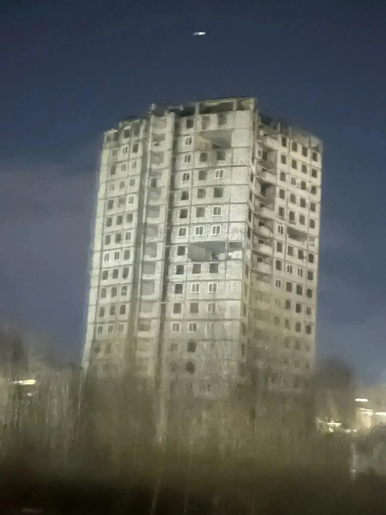На Кстовской …..что пролетело ночью?