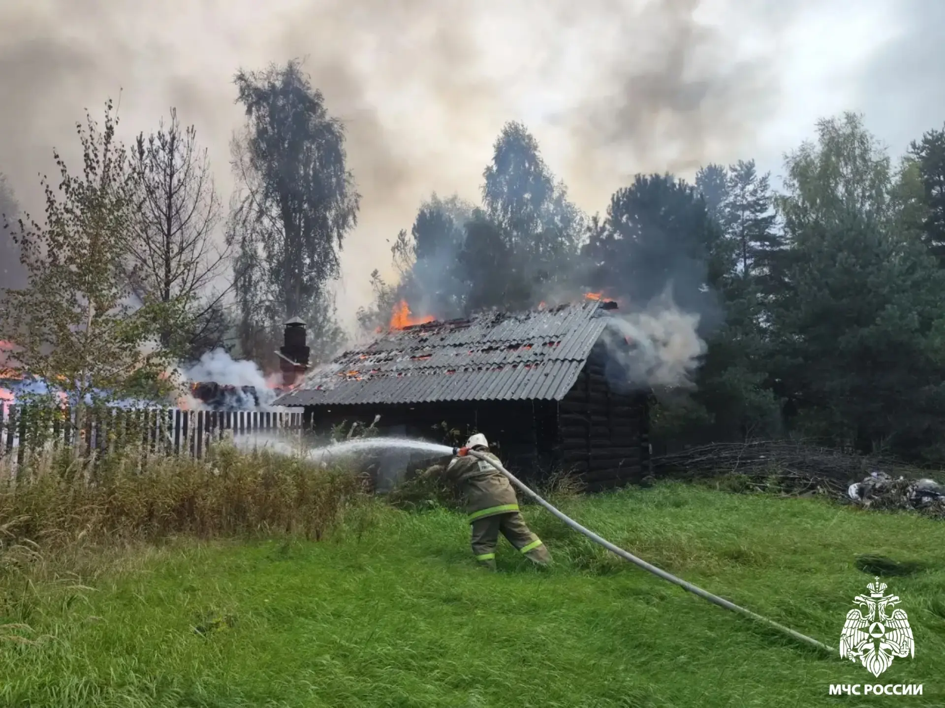 Пожар в доме