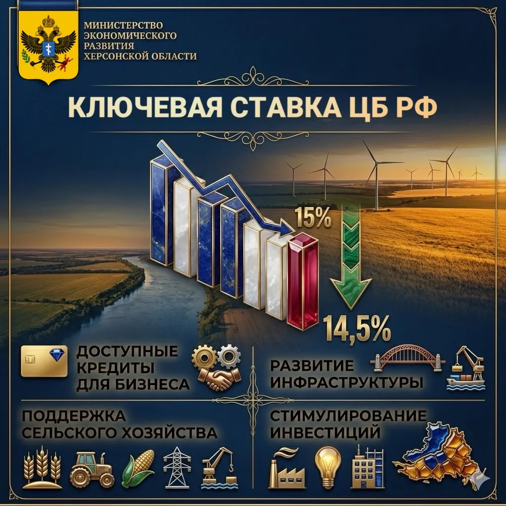 ⚡️ Банк России снизил ключевую ставку до 14,5%
