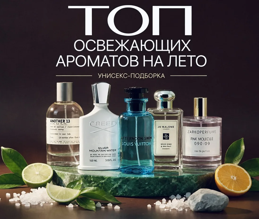 Подборка ароматов на лето, которые дарят ощущение свежести, прохлады, легкости и чистоты.