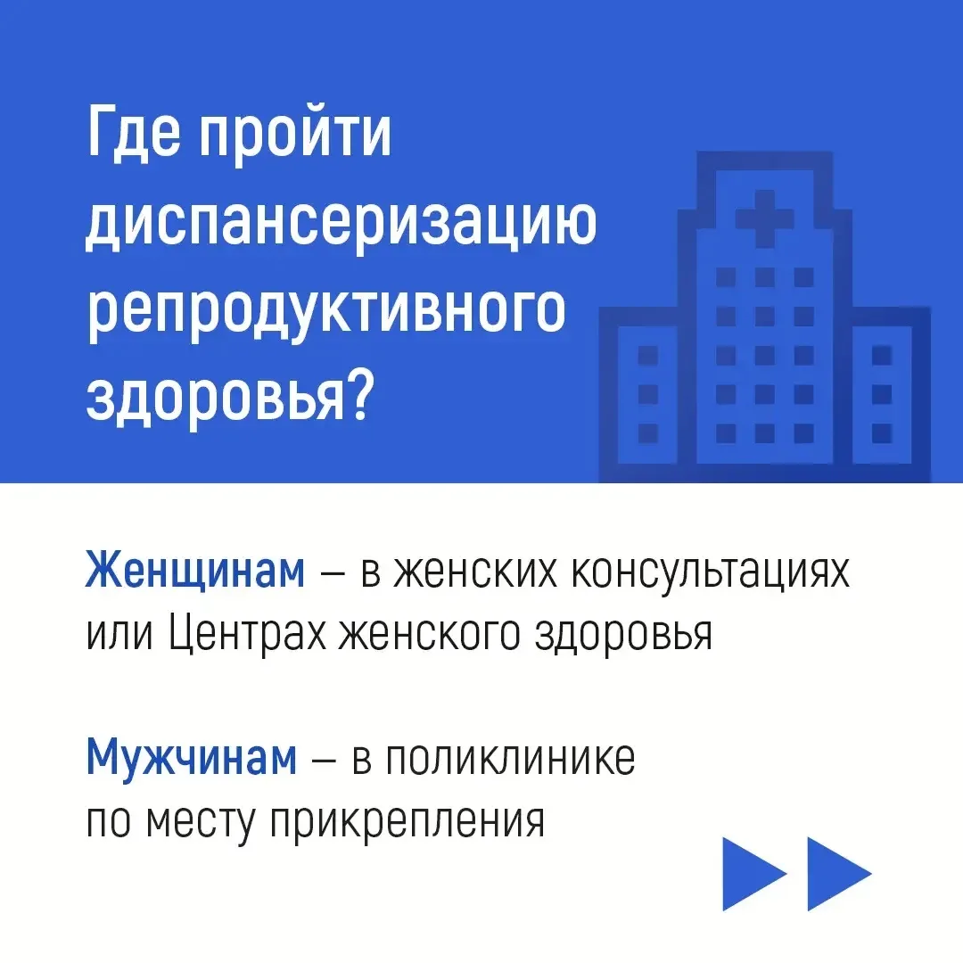 Это нужно знать 👩‍⚕️⁣ Репродуктивная диспансеризация — это оценка возможности зачатия, вынашивания и