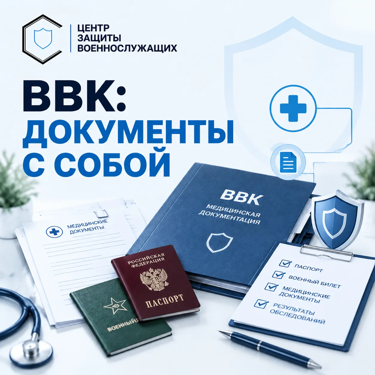 📌 ВВК: КАКИЕ ДОКУМЕНТЫ ВЗЯТЬ С СОБОЙ