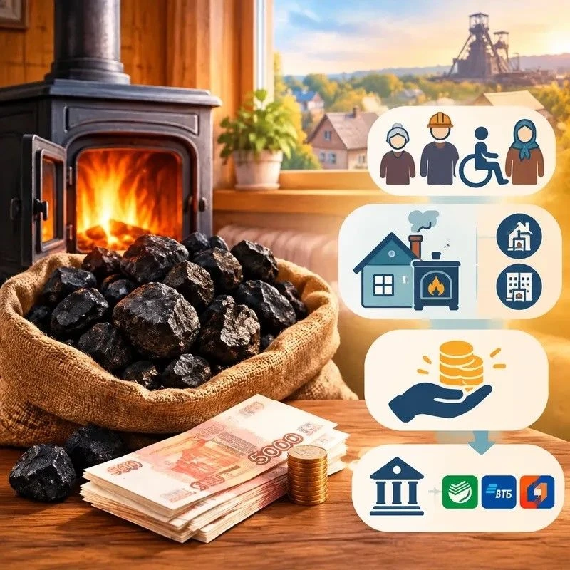 В ДНР можно оформить компенсацию на покупку угля 💰🔥