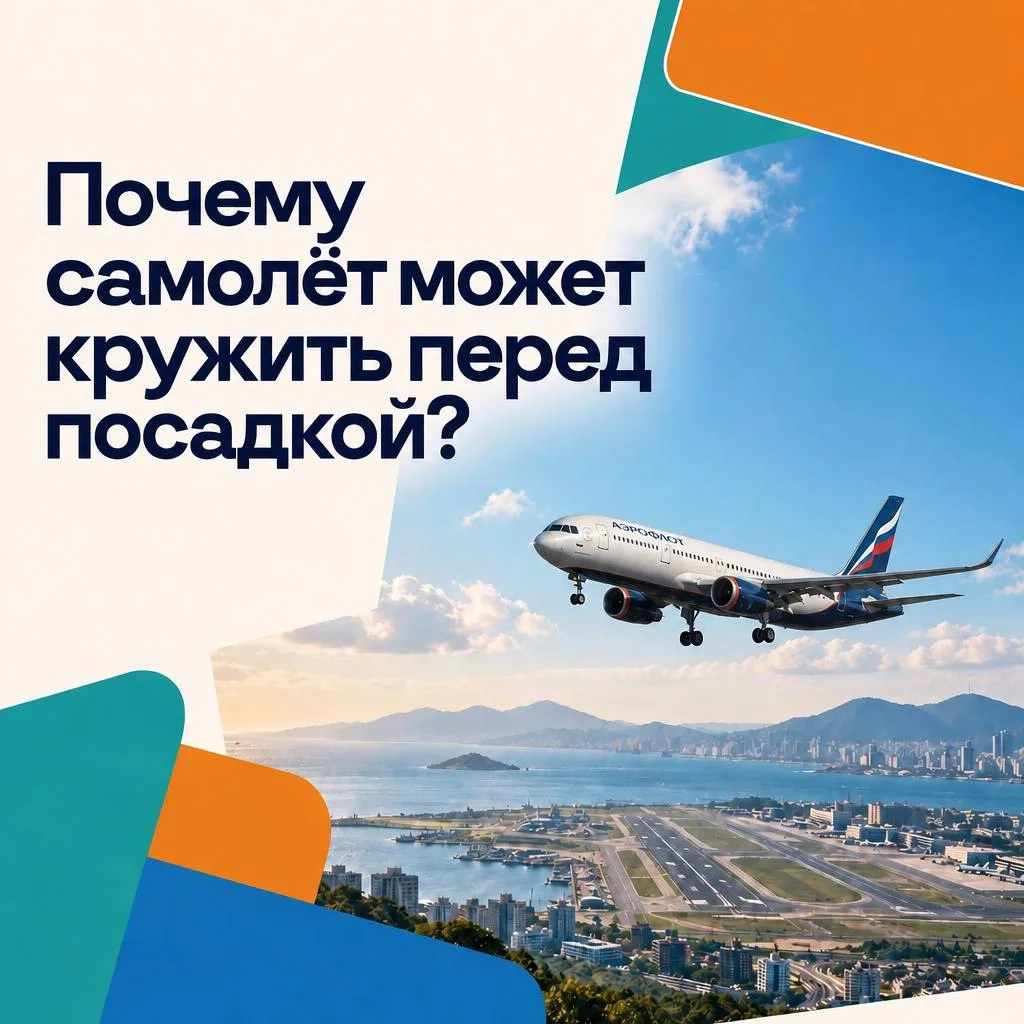 ✈️ Почему самолёт кружит перед посадкой?
