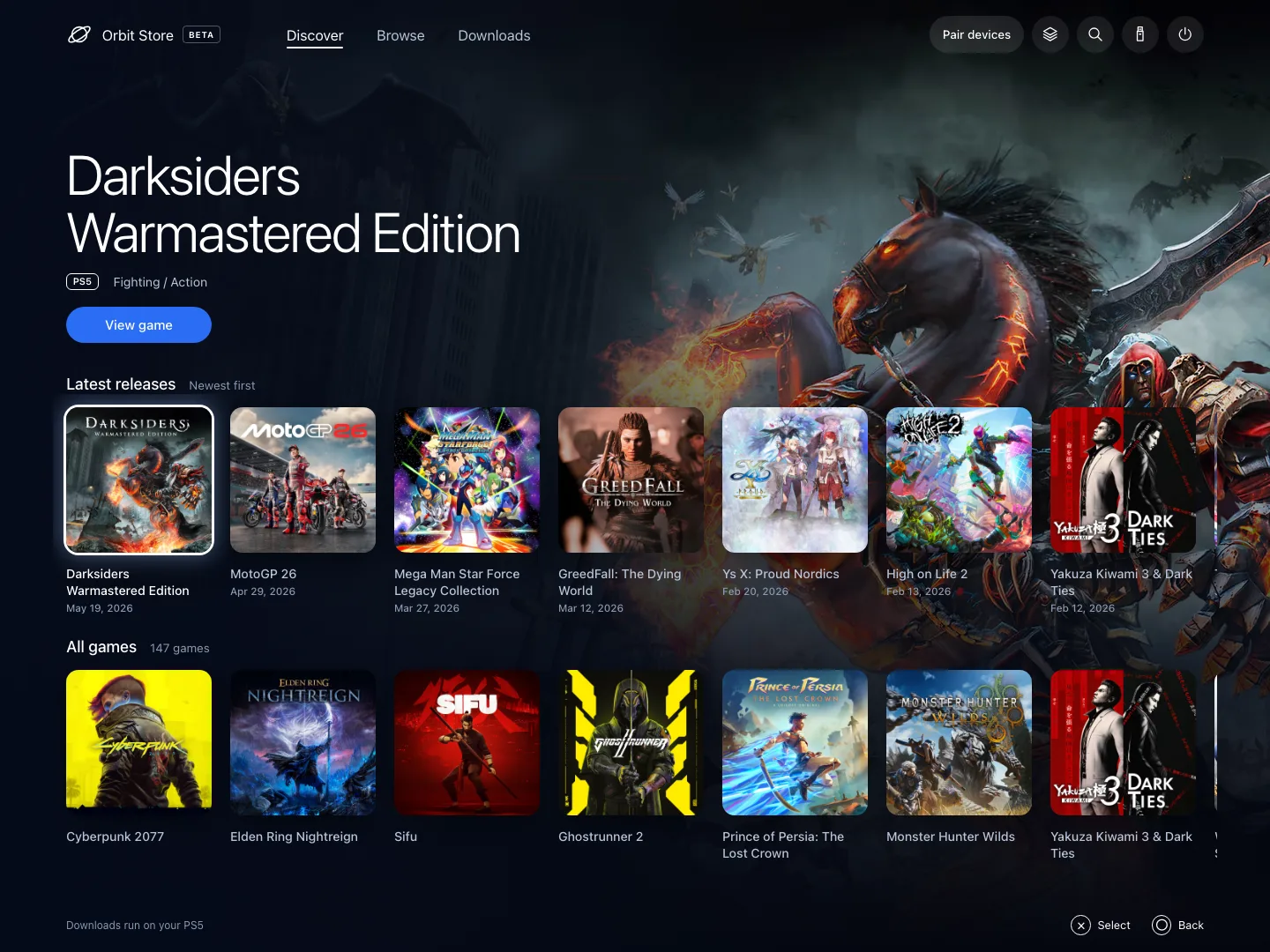↗️ Для взломанной PlayStation 5 вышел менеджер загрузок Orbit Store с управлением через...