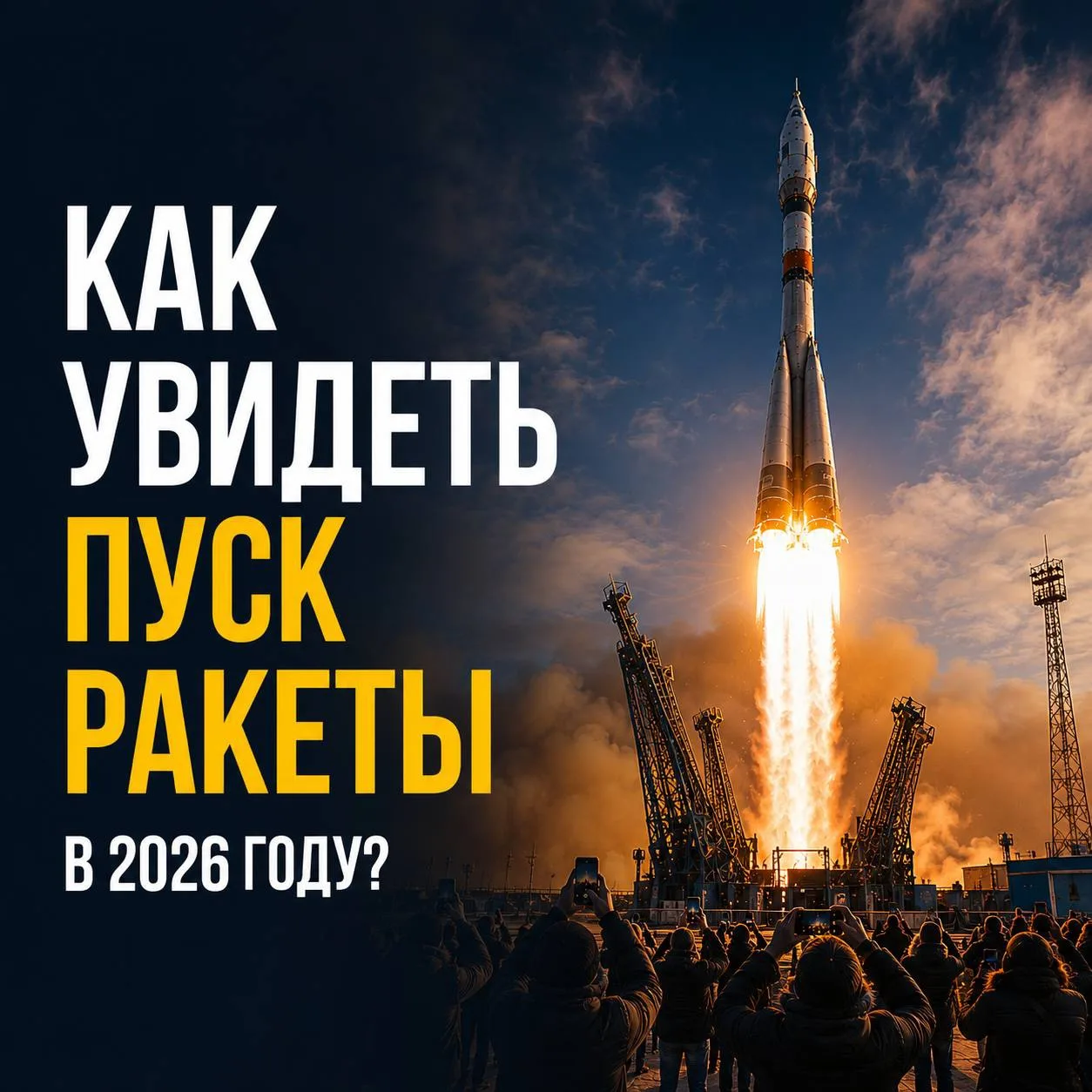 🚀Как увидеть пуск ракеты с Космодрома Восточный в 2026 году?

Многие думают, что попасть на пуск пр