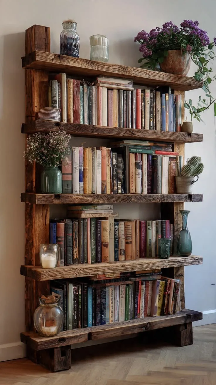 Уютные книжные полочки