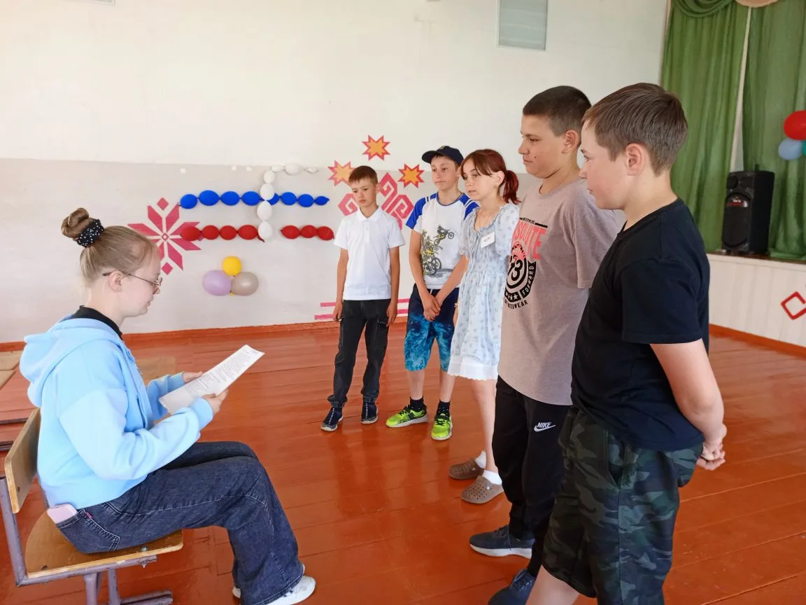 Сегодня к нам приехала куратор Движения Первых МО "Цильнинский район" Круглова Д.А.
