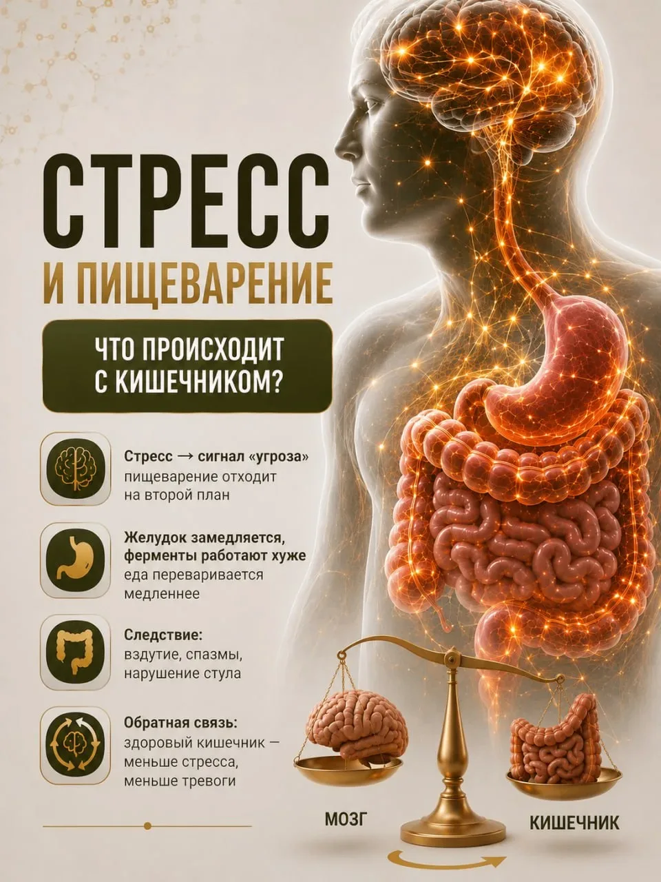 Что происходит с пищеварением, когда мы постоянно в стрессе?