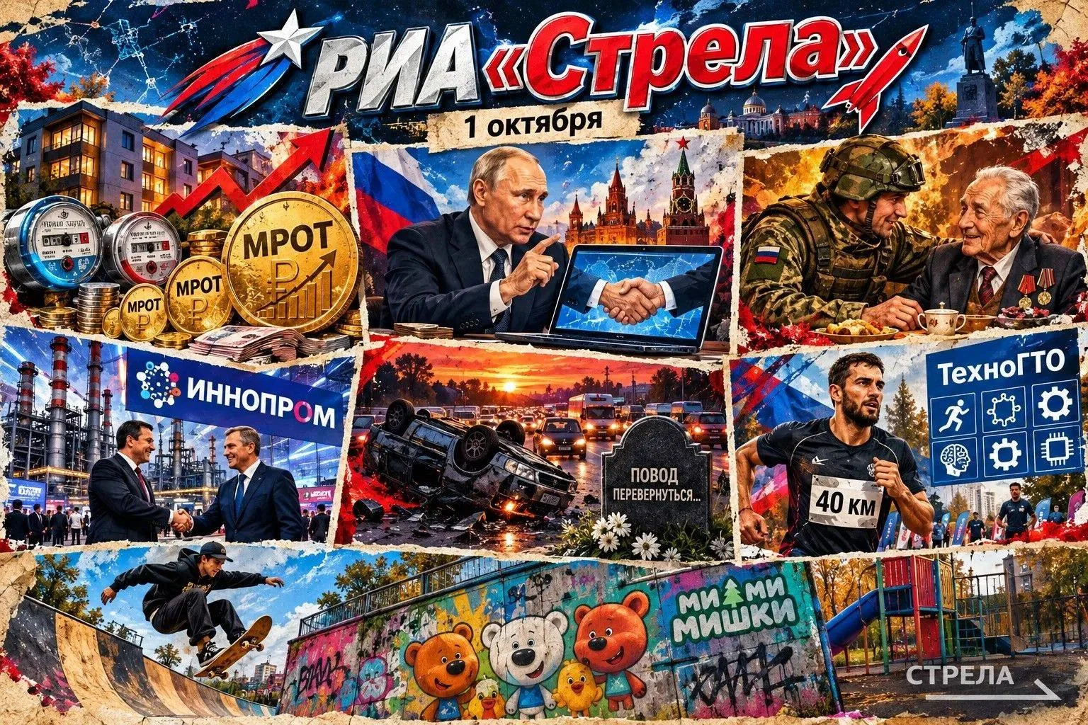 📧 Первый день октября выдался насыщенным. Что же произошло в регионе: