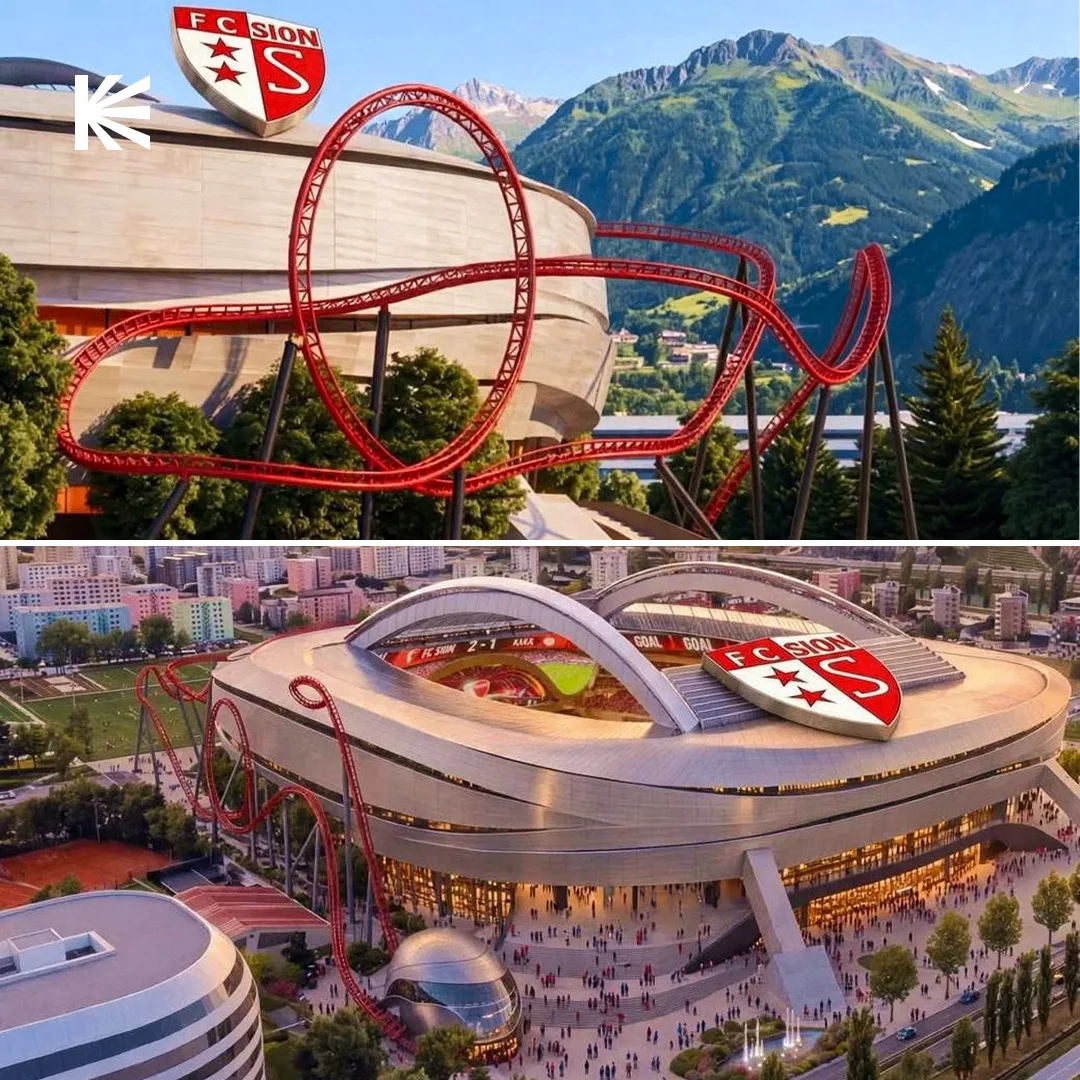 🏟 «Сьон» хочет построить стадион с американскими горками вокруг арены!