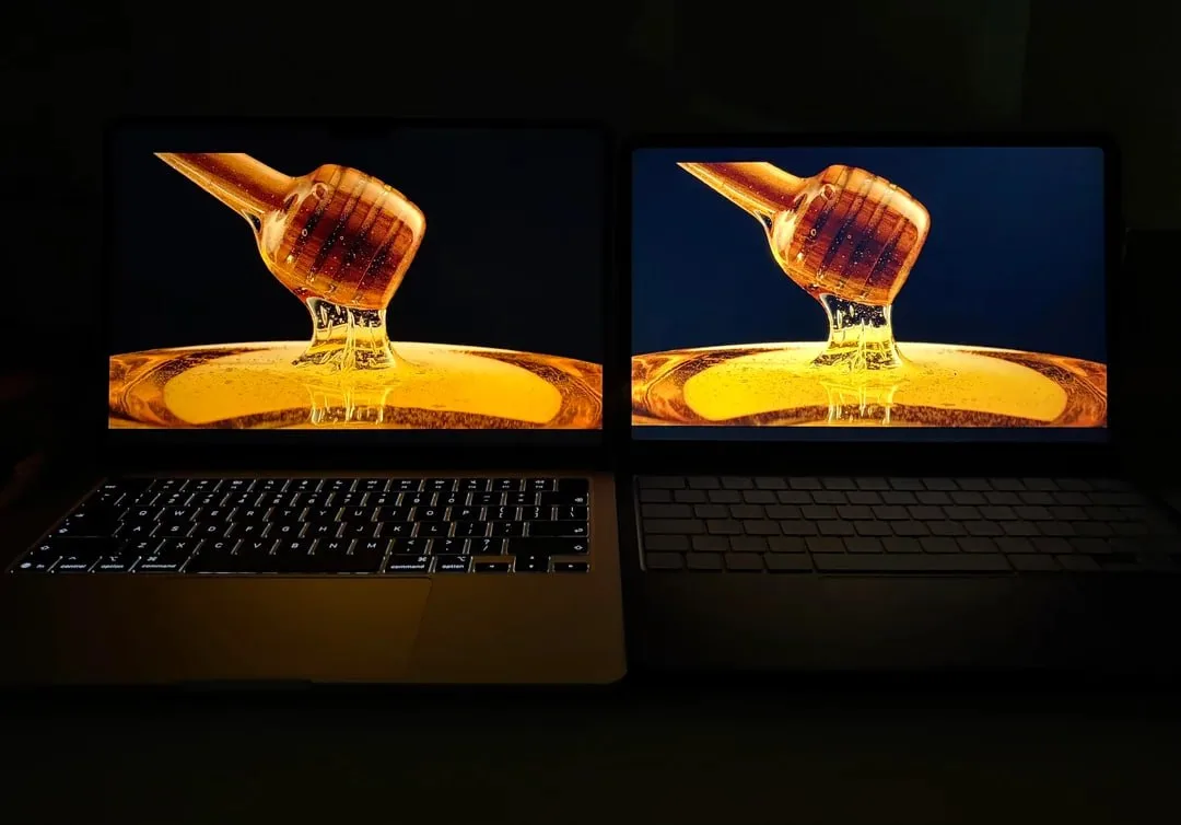 На форуме Reddit очень наглядно показывают различия в матрицах компьютеров MacBook Air ...