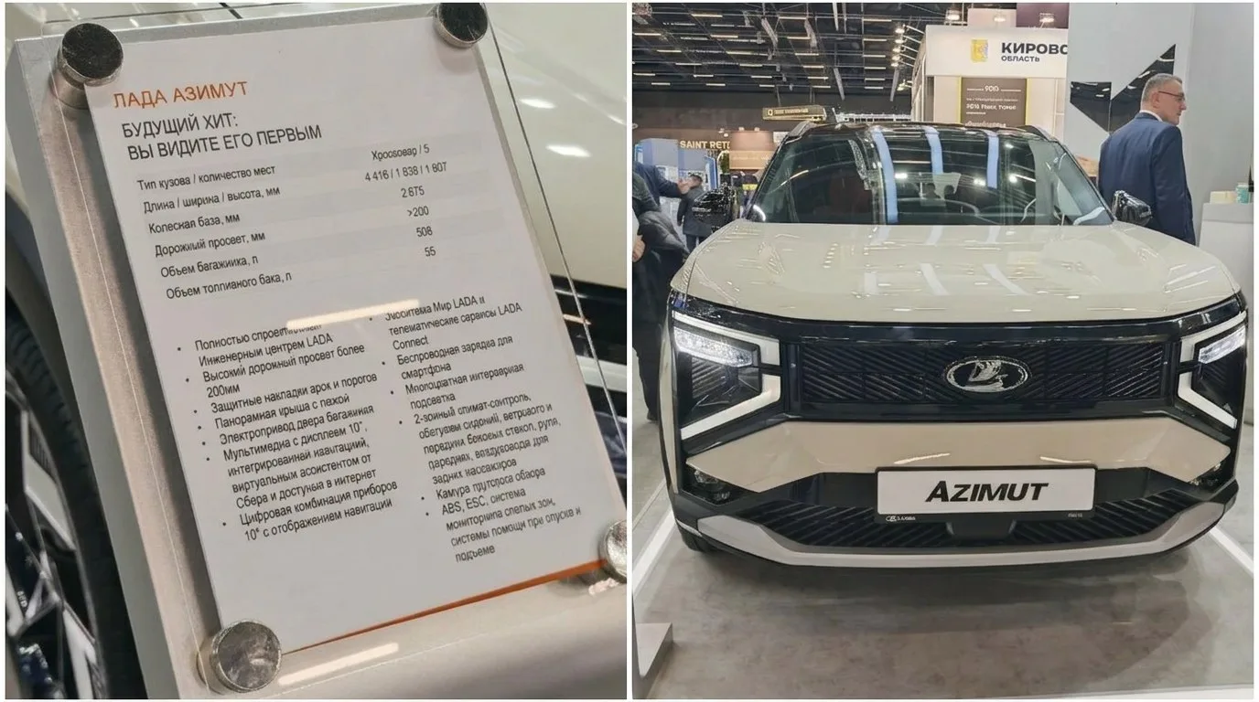 “АвтоВАЗ” показал Azimut в Ташкенте  На выставке «Иннопром Центральная Азия – 2026», открывшейся 19 