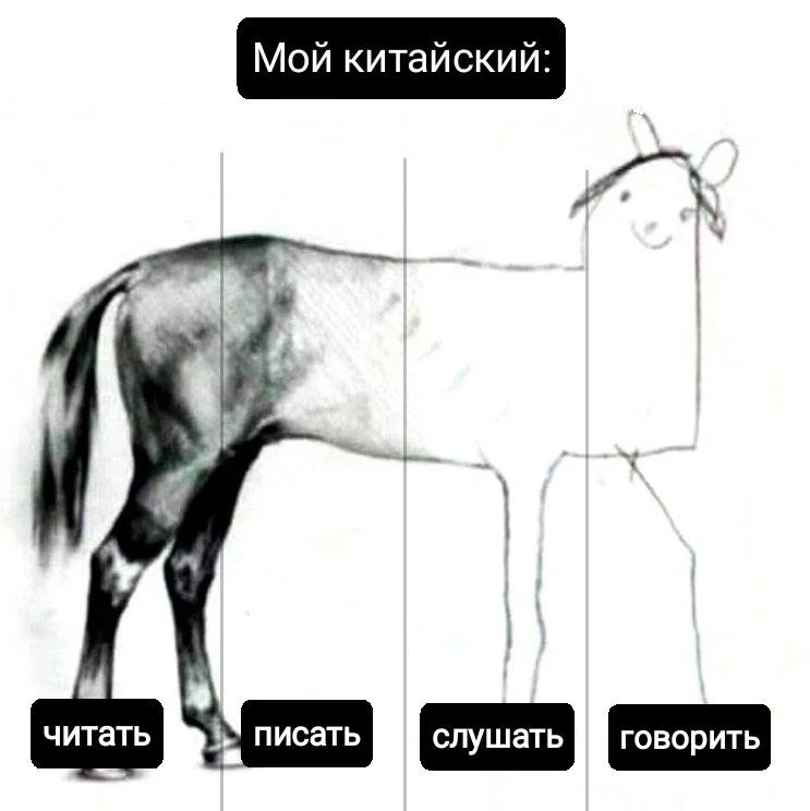 Как ты оцениваешь уровень своего китайского?   ☺ - отлично 😥 - печально 🤣 - нормально  #汉语 #китайски