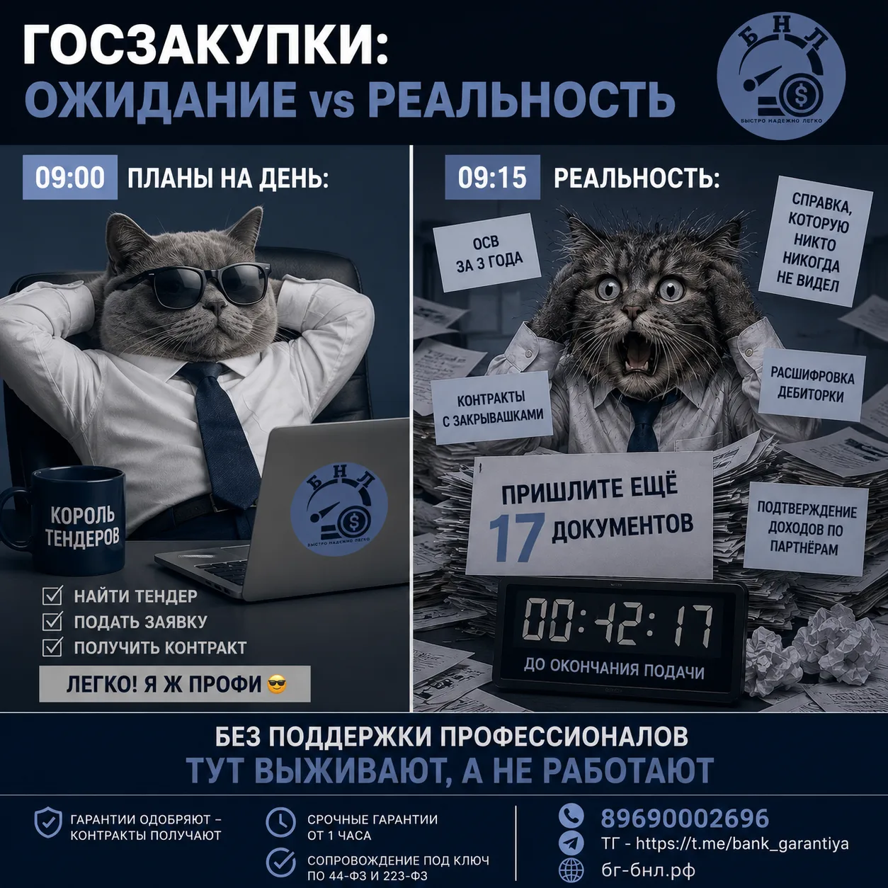 Суровая реальность тендерщика 🤣