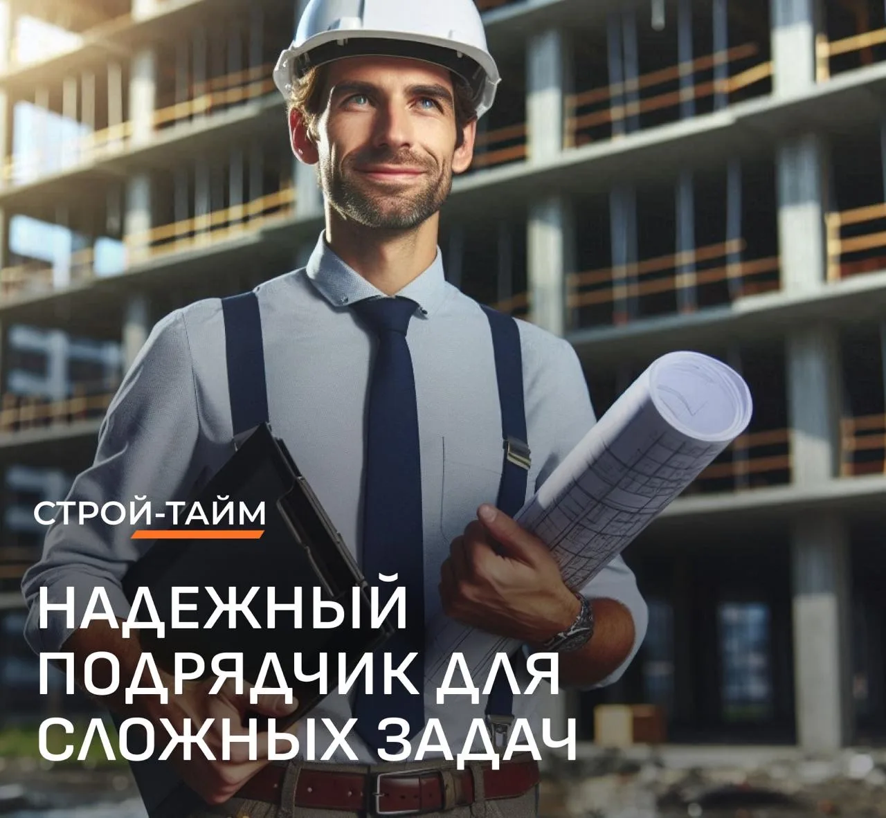 Приветствуем! 👋

Мы - компания СТРОЙ-ТАЙМ - надежный и ответственный подрядчик, работающий на рынке