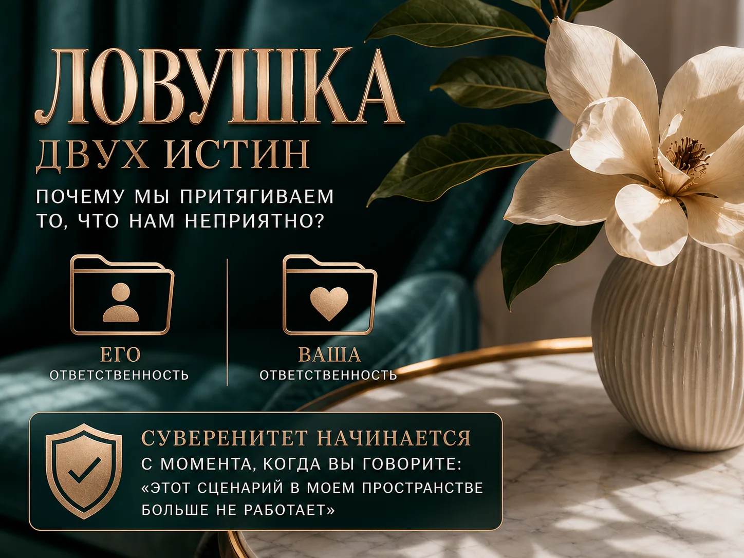Ловушка двух истин: Почему мы притягиваем то, что нам неприятно?