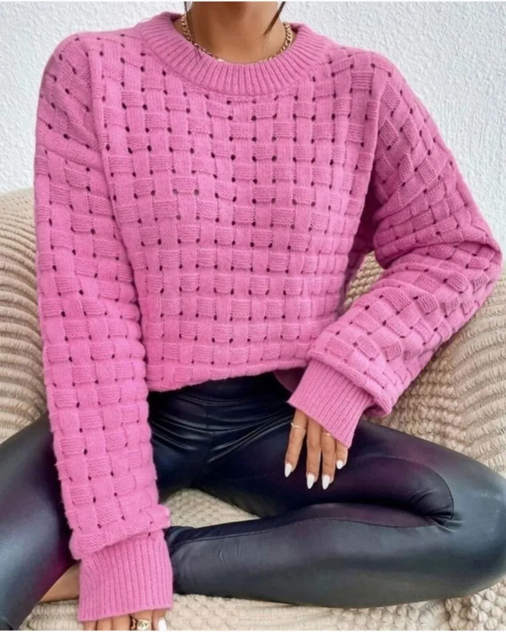 "Плетеный" узор💕