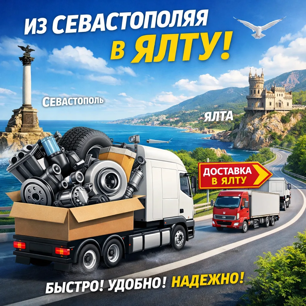 🚚 ДОСТАВКА ГРУЗОВЫХ ЗАПЧАСТЕЙ ИЗ СЕВАСТОПОЛЯ В ЯЛТУ