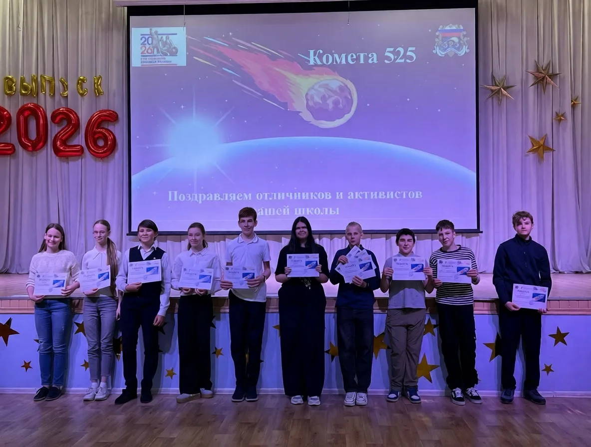 25 мая прошла торжественная линейка-награждение "Комета 525".