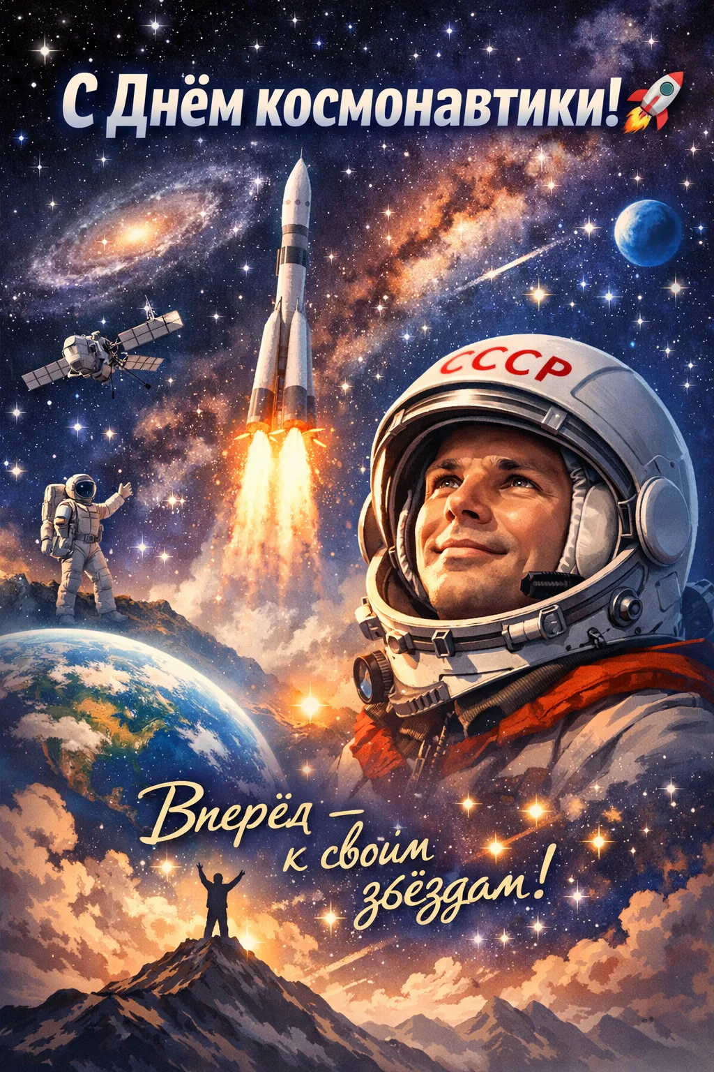 С Днём космонавтики! 🚀