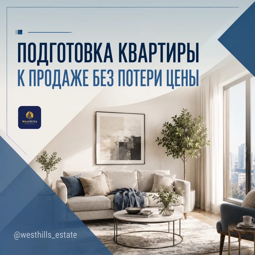 ⭐️Подготовка квартиры к продаже без потери цены
