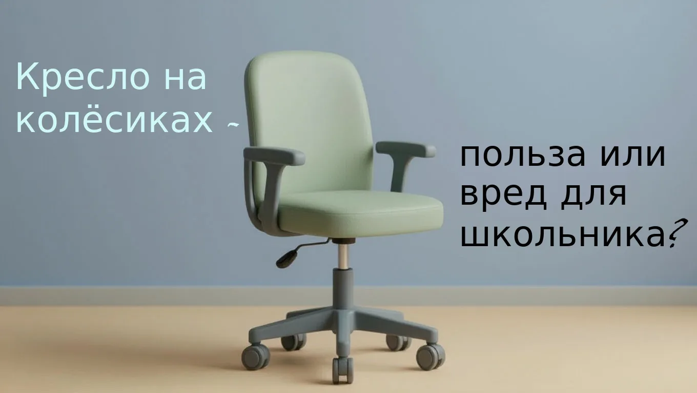 💺 Ранее мы рассказывали, как правильно сидеть за партой. А что насчёт школьного кресла...