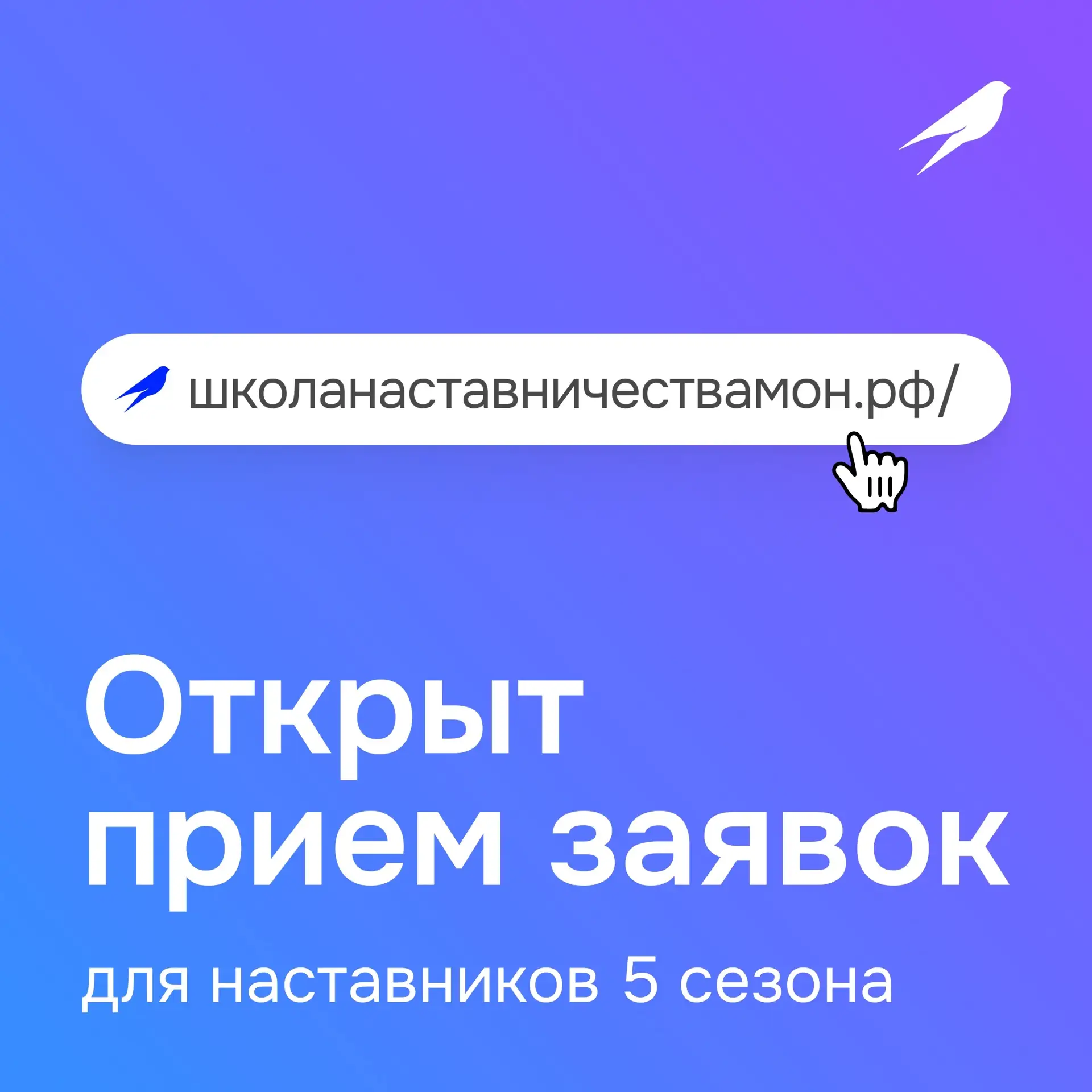 🚀 Стартовал пятый сезон «Школы наставничества»