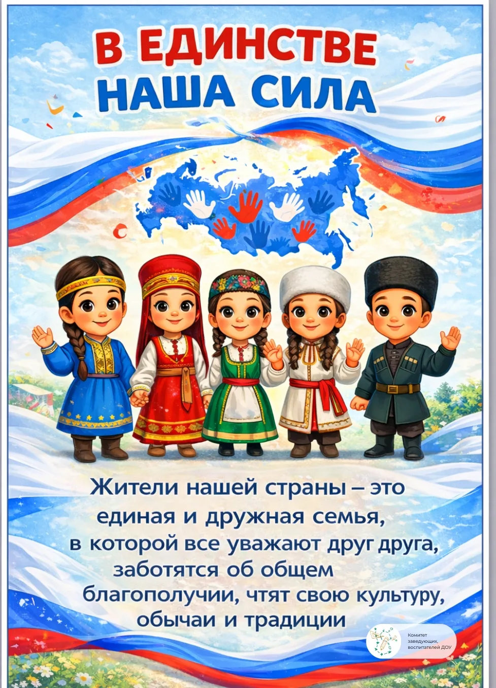 Материалы для оформления информационного стенда к Году единства народов России  Источник: Комитет за