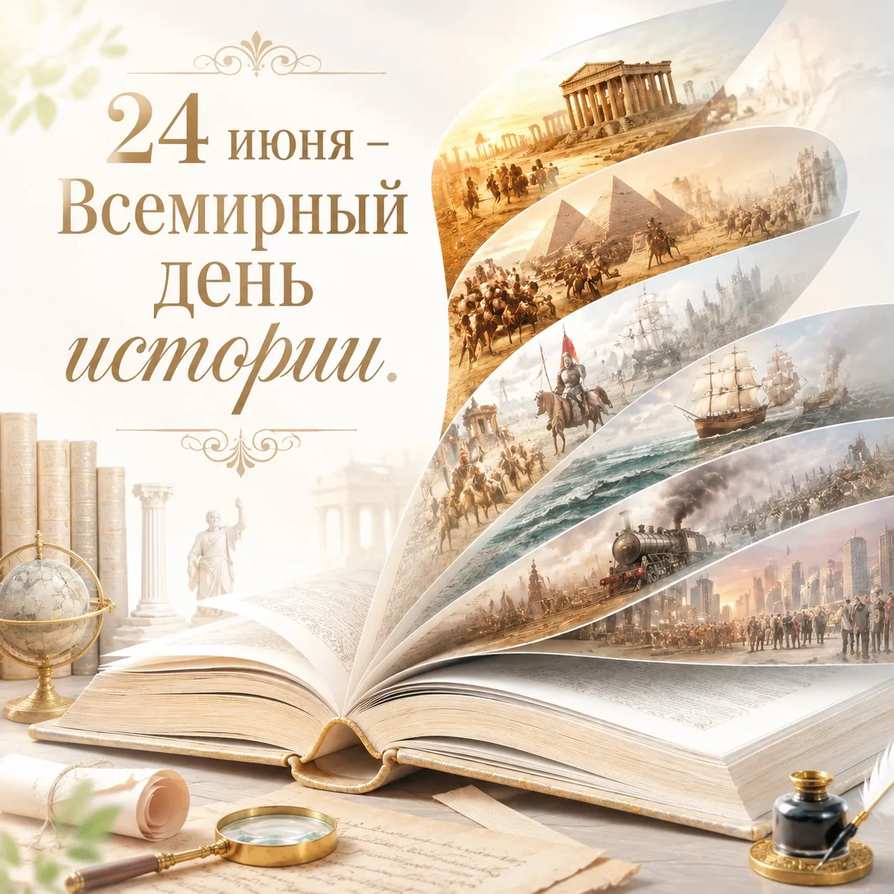 🏛️ Сегодня мы отмечаем Всемирный день истории