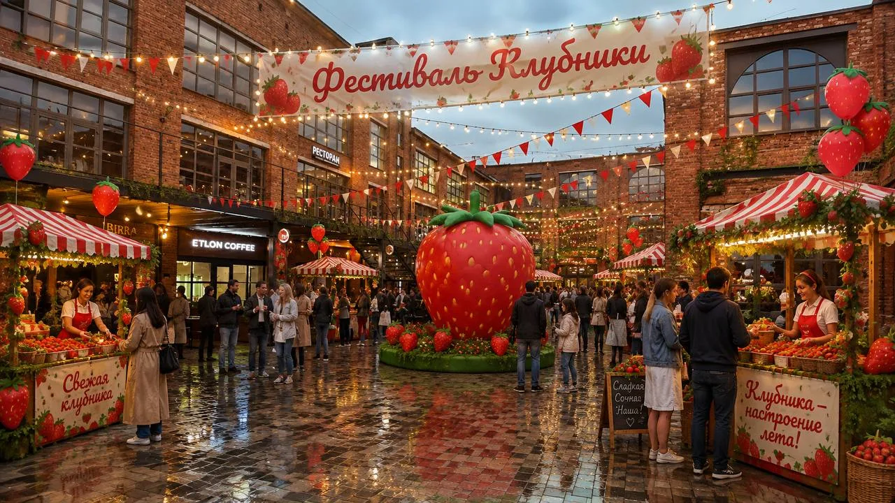🍓 8 и 9 августа в «Брусницыне» пройдёт Фестиваль клубники.

Гостей ждут цирковые номера, шоу мыльны