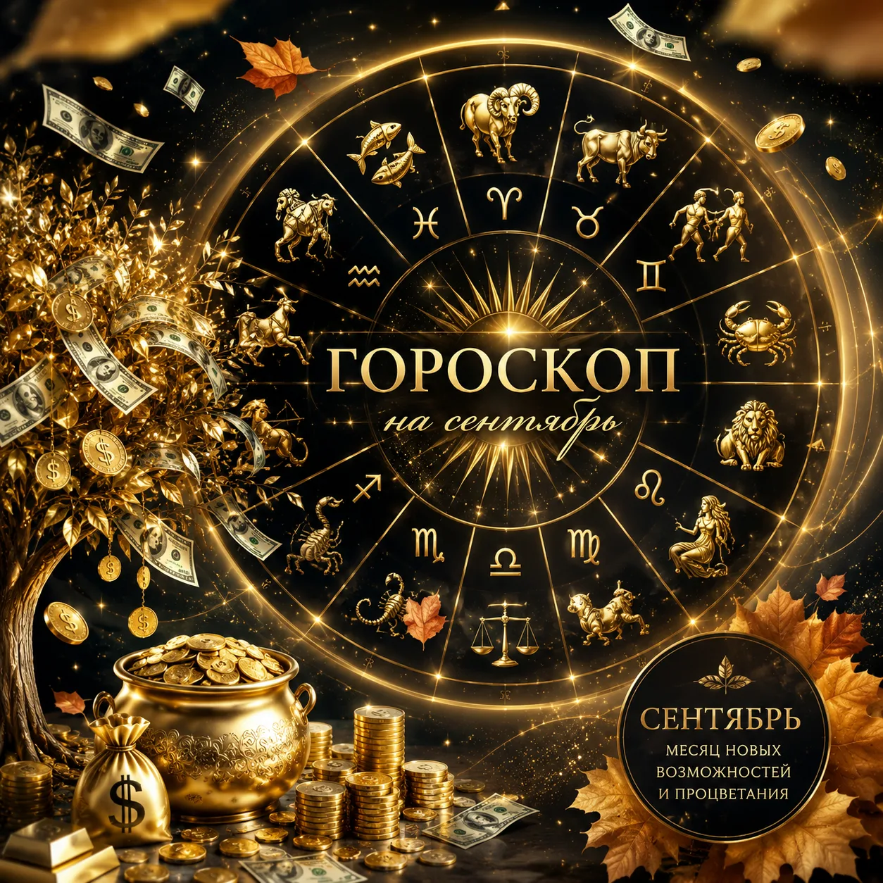 Гороскоп СЕНТЯБРЬ — ВРЕМЯ, КОГДА ВСЁ МОЖЕТ ИЗМЕНИТЬСЯ