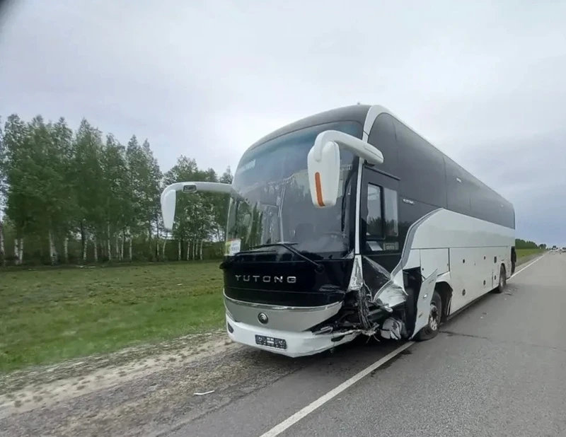 В Пензенском районе произошло жесткое ДТП с участием пассажирского автобуса   Полиция выясняет обсто