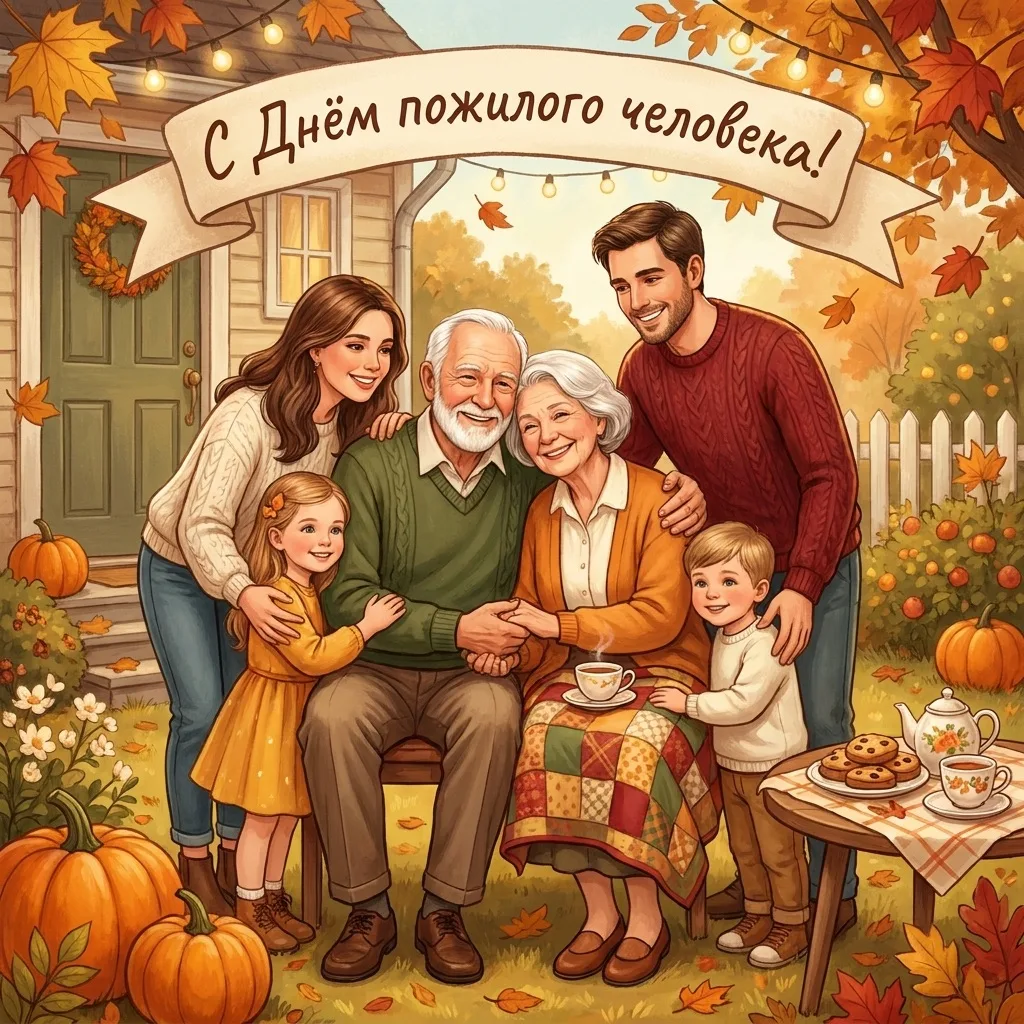 Дорогие наши ветераны, бабушки и дедушки! 🍁