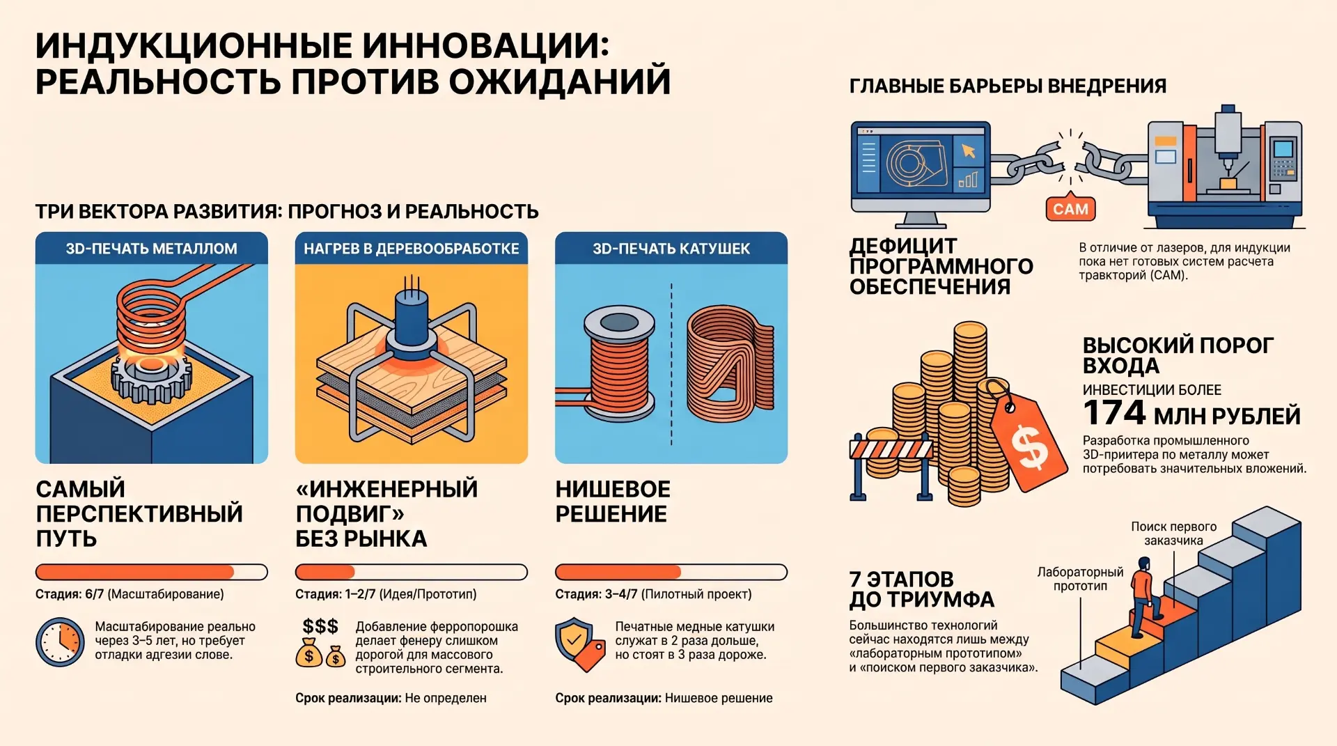 В прошлой статье мы расписали, как индукционный нагрев ворвётся в 3D-печать, будет делать катушки дл