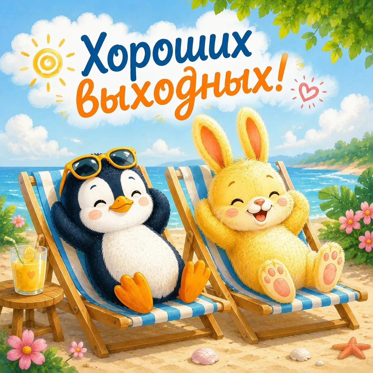 Вот и подошла к концу ещё одна летняя неделя! 

Желаем всем тёплых и счастливых выходных. Пусть найд