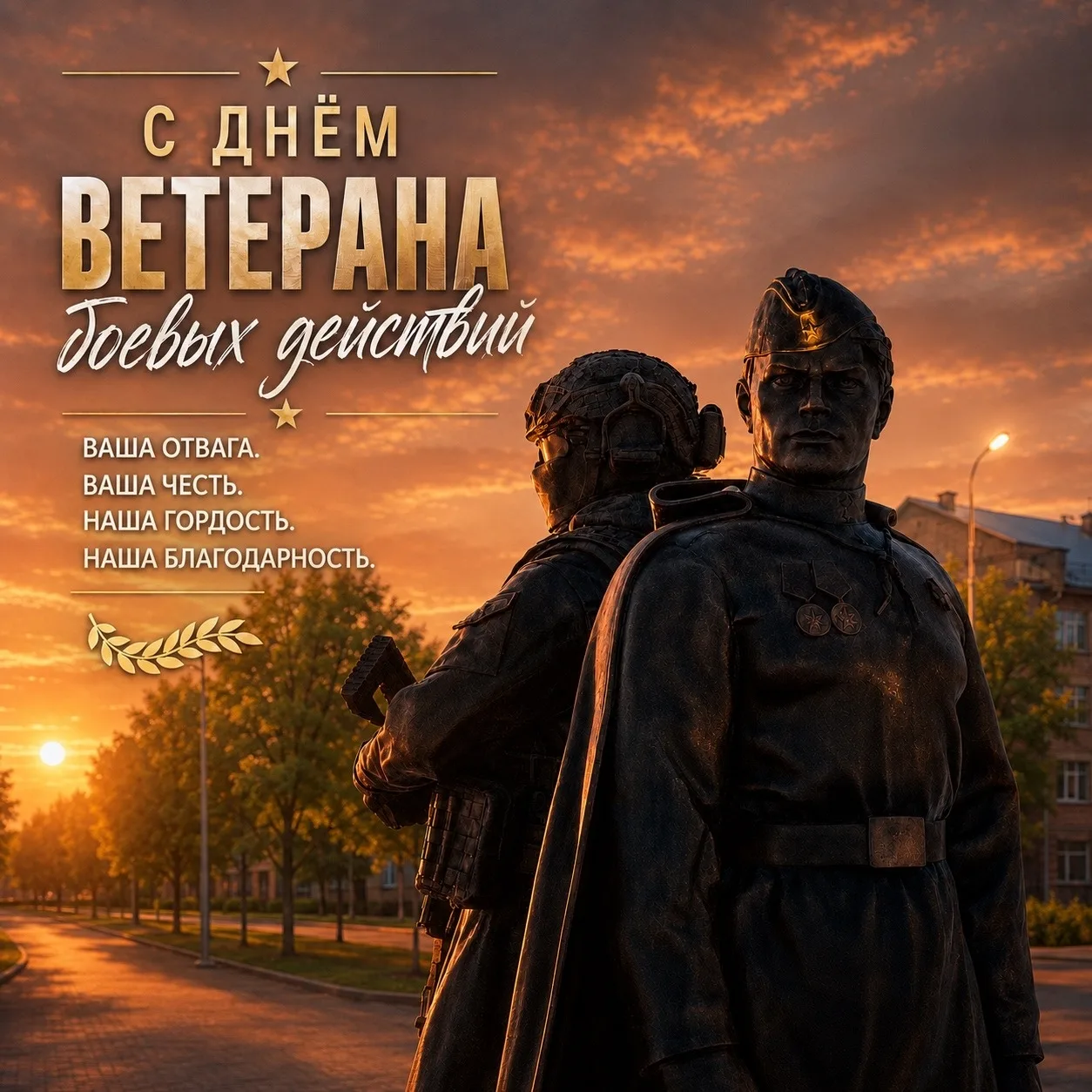 Поздравляем с Днём ветеранов боевых действий!

Этот день объединяет людей, чьи мужество, стойкость и