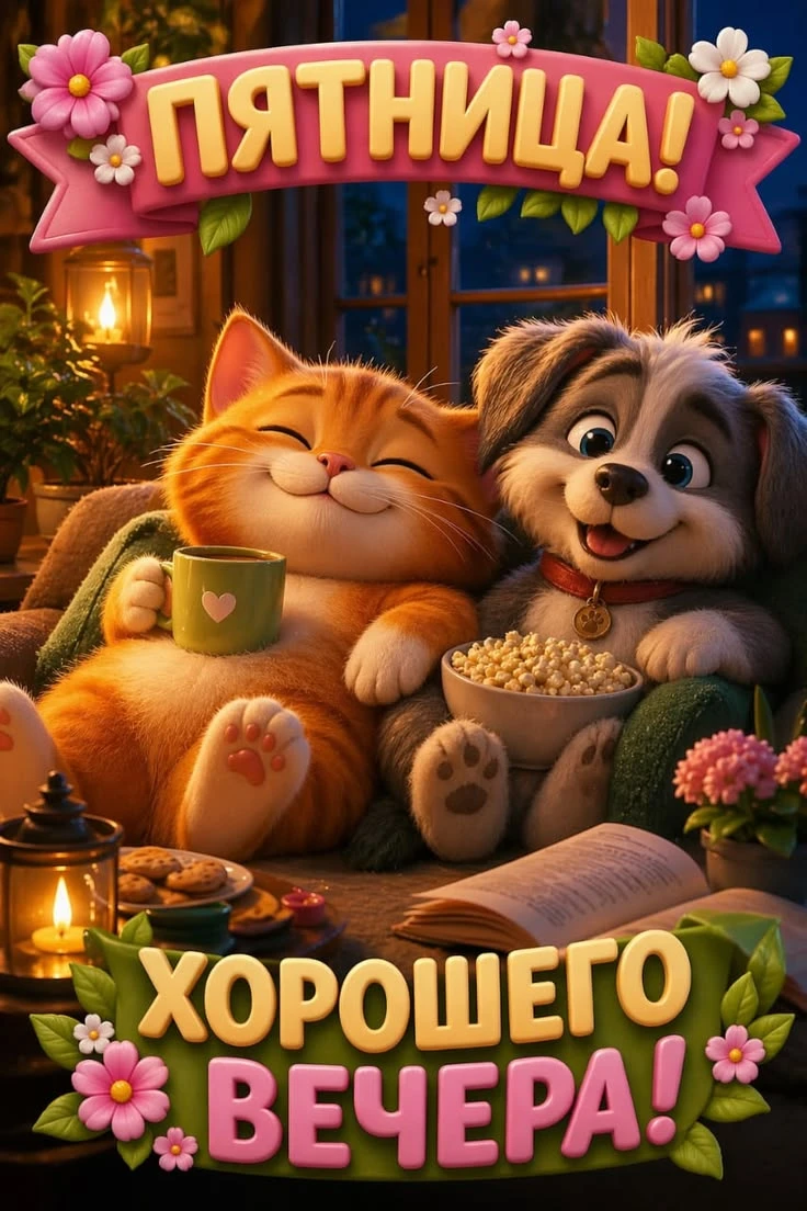 Доброго вечера! Отличного отдыха! ✨💐