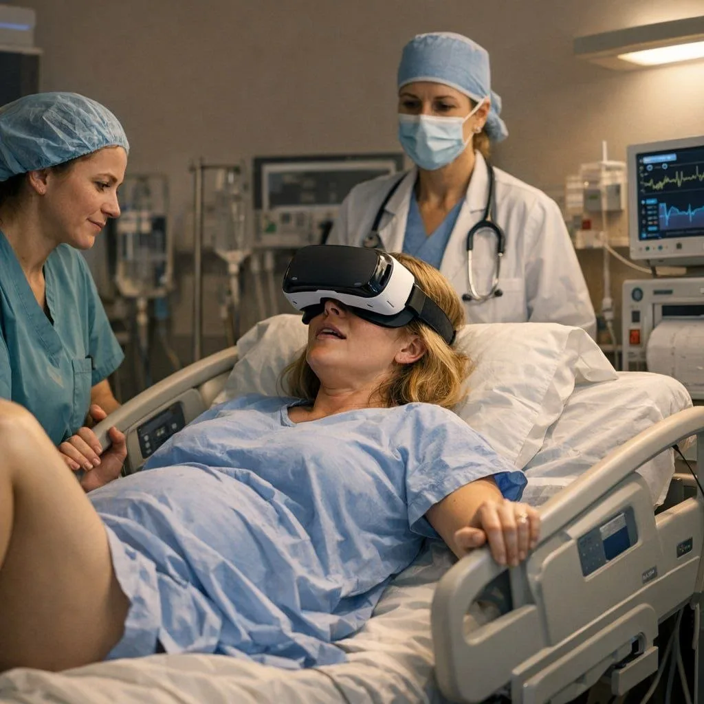 В российских роддомах начали использовать VR‑очки во время родов  

Роженицам предлагают панорамы за