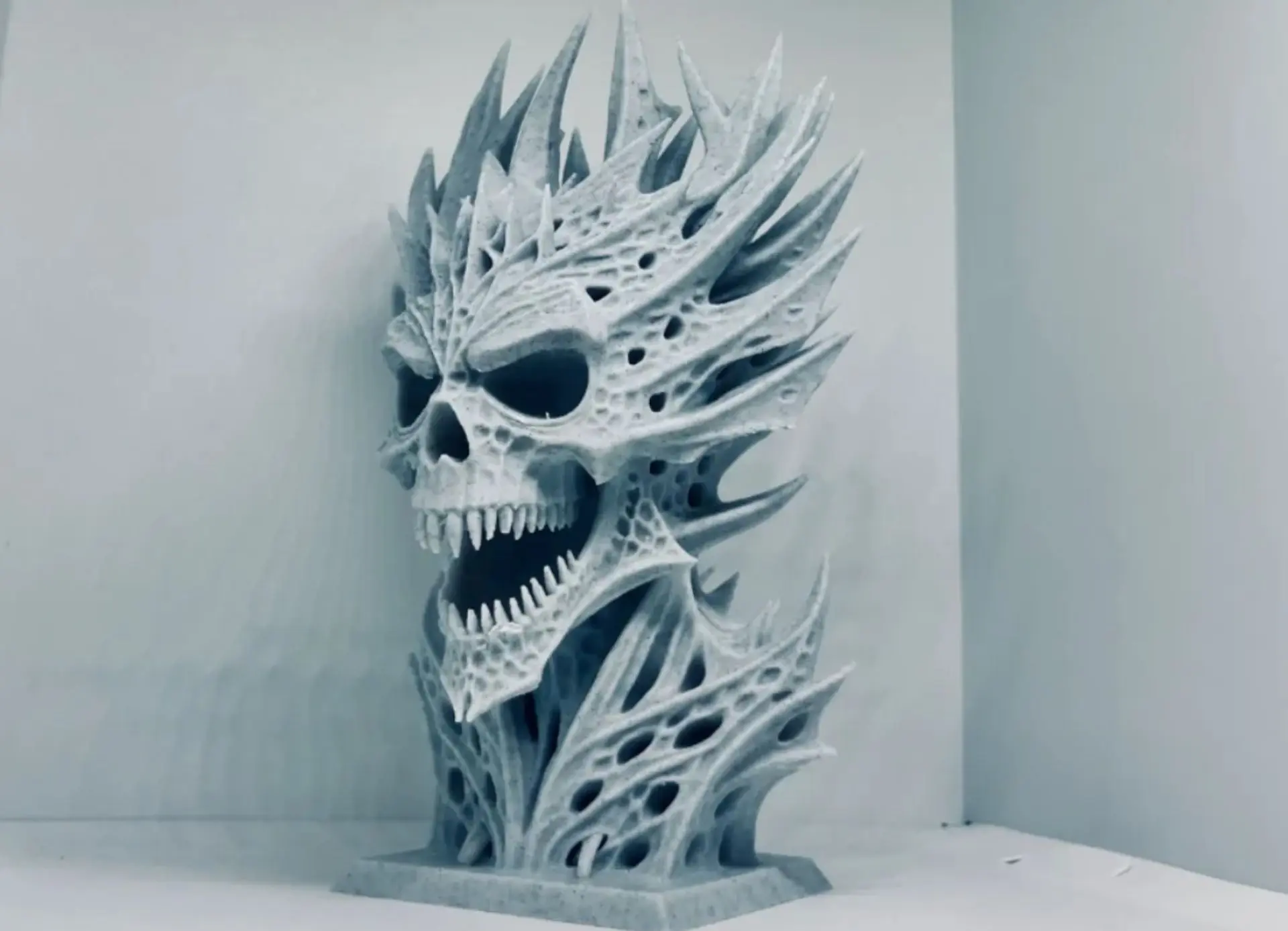 Череп бюст 3D модель STL
#3d_models #stl #blender #figurines #sculpture #fdm