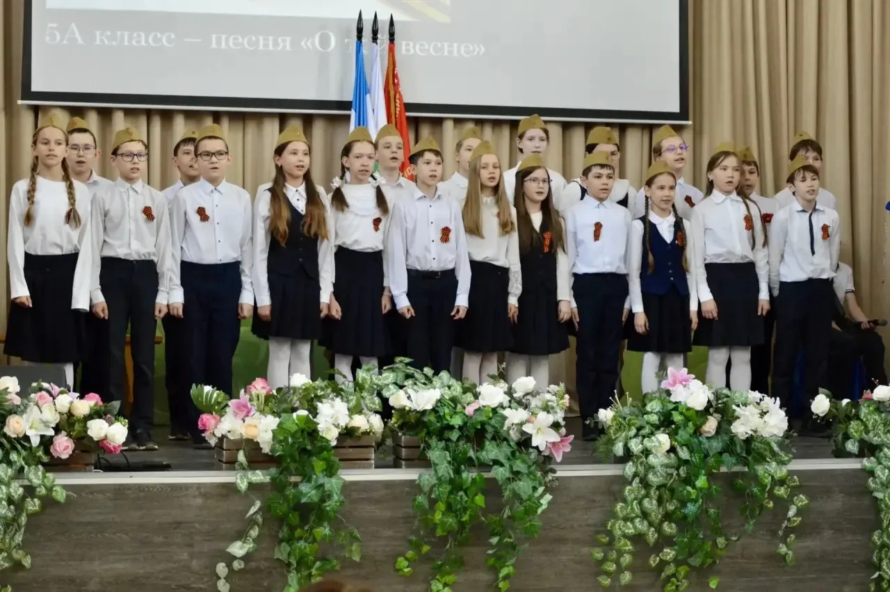 Мероприятия. К праздничной дате  Ко Дню Победы учащиеся ГБОУ «Республиканская полилингвальная многоп