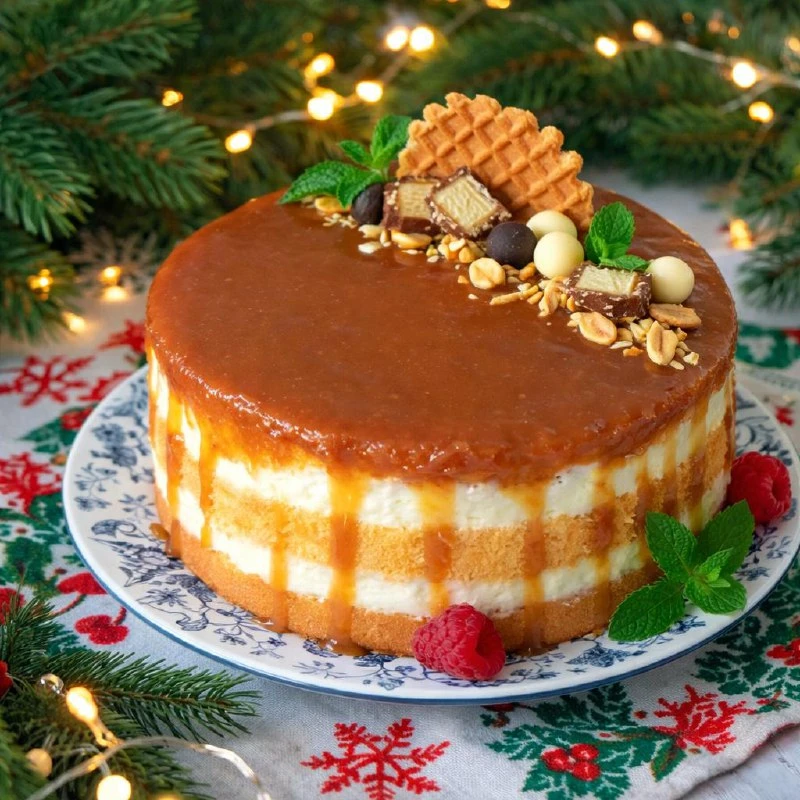 ТОРТ С СОЛЁНОЙ КАРАМЕЛЬЮ