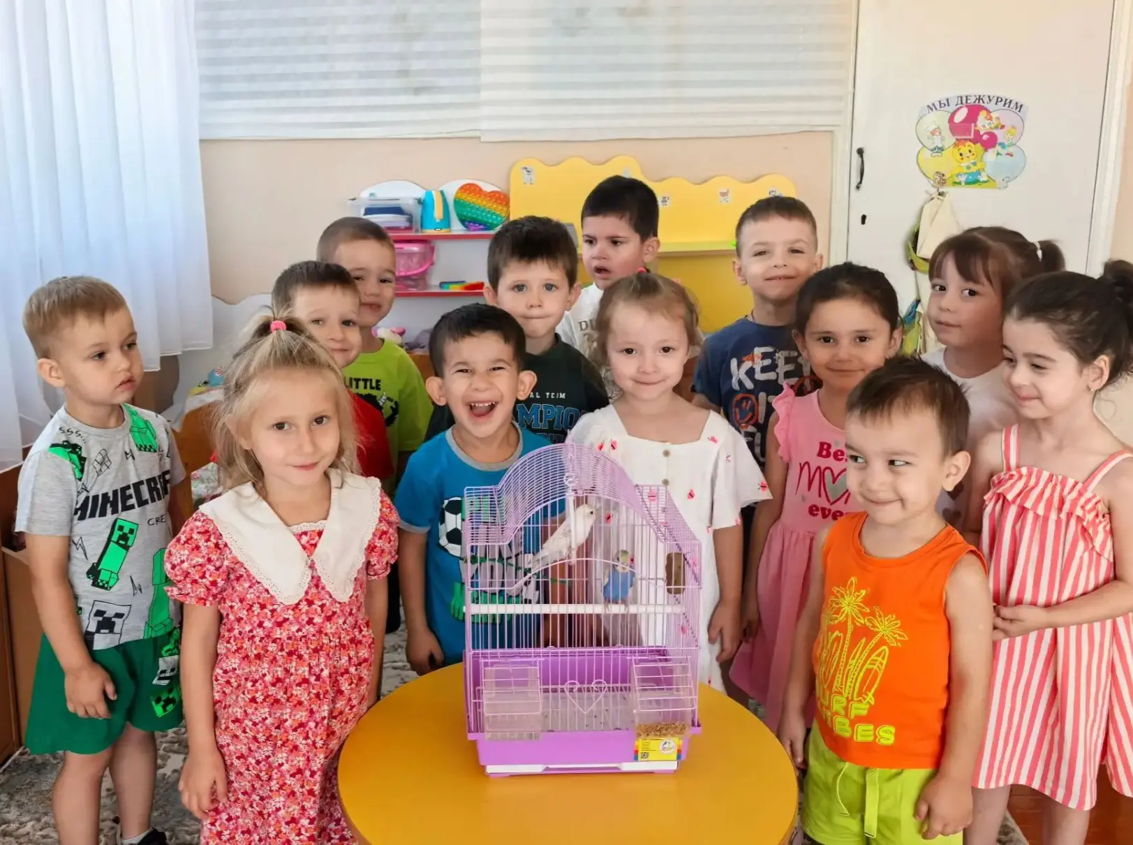 Живой урок доброты в нашей группе! 🐦