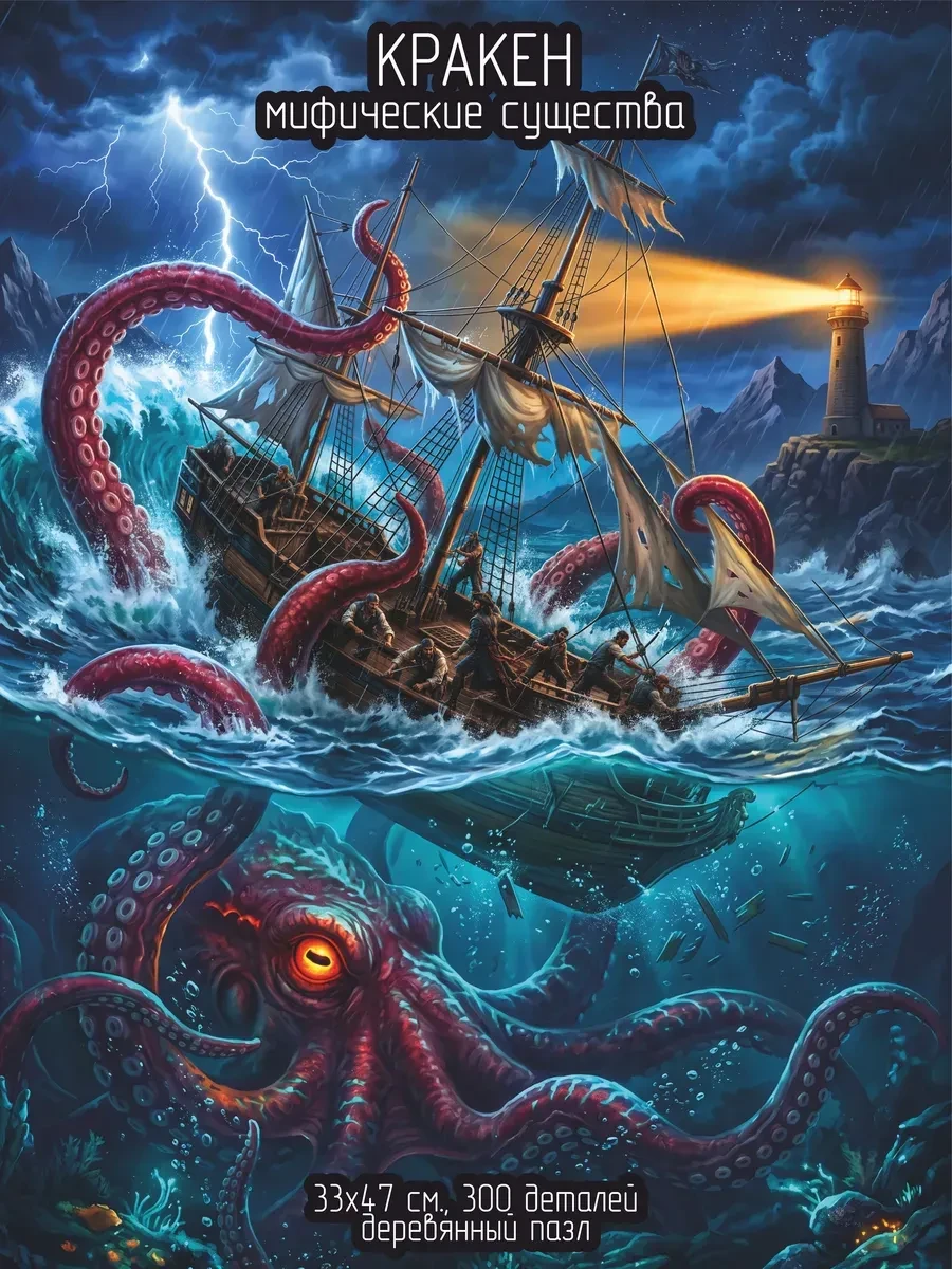 🐉 Мифы. Легенды. Магия. И всё это — в деревянных пазлах.