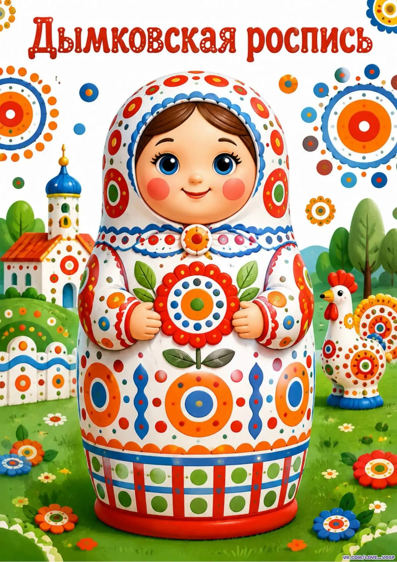 Русская Матрёшка. Виды росписи.