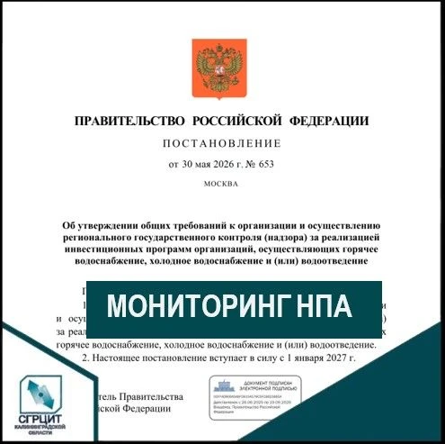 Мониторинг НПА