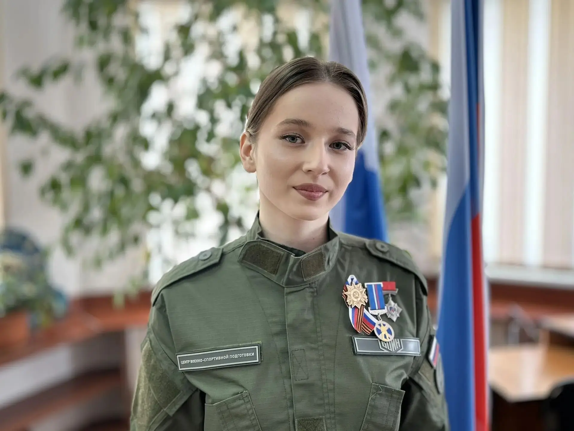 🏅Курсантка камчатского филиала центра «ВОИН» Альбина Музыченко получила всероссийскую ...