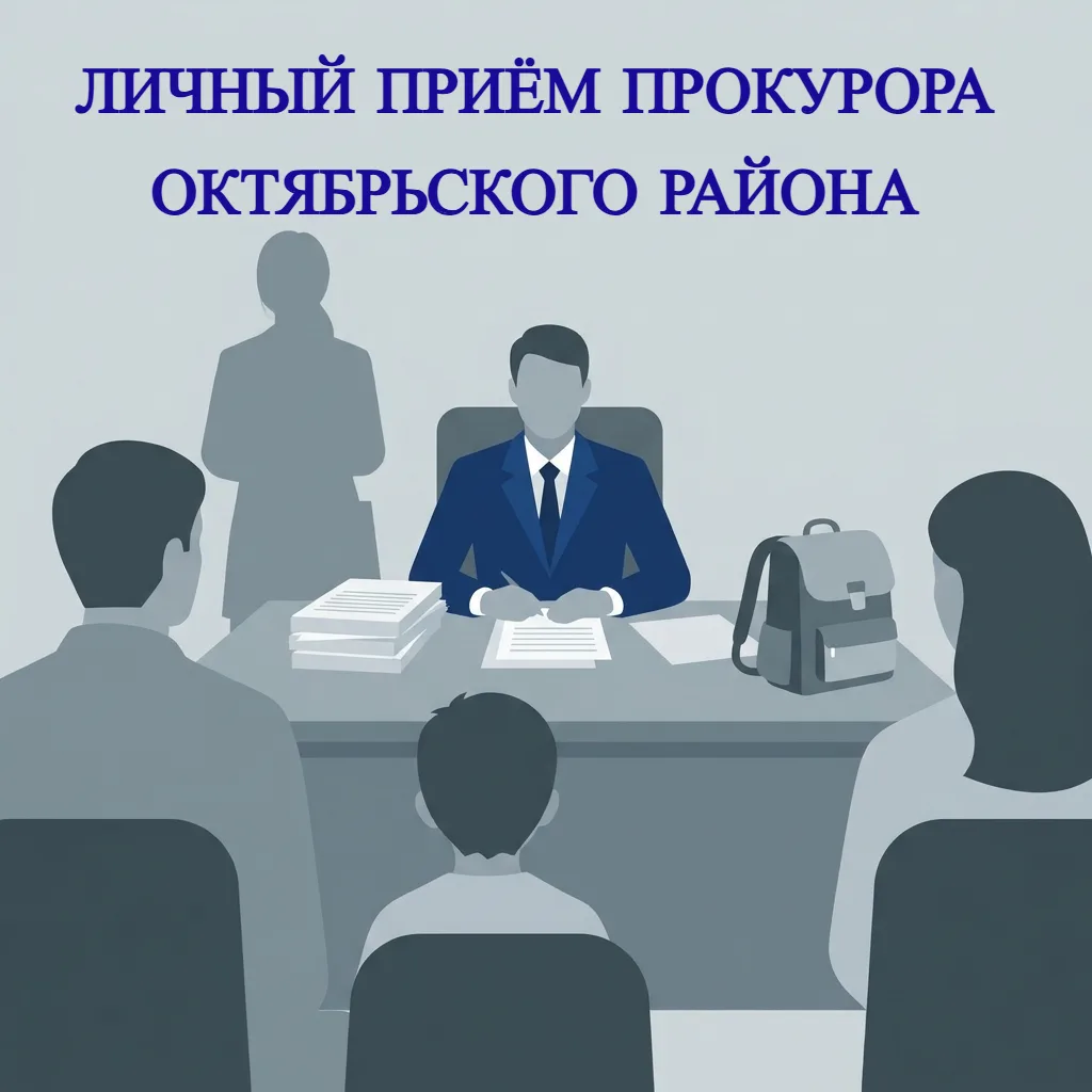 Прокурор Октябрьского района г. Красноярска Михаил Дмитриевич Ковязин проведет прием гр...
