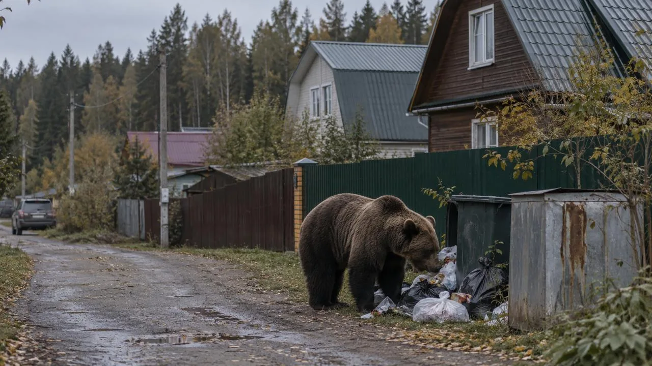 🐻 Количество обращений о медведях в Подмосковье выросло в два раза за три месяца, сооб...