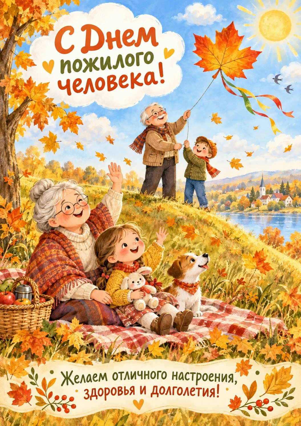 🍂 Есть люди теплые... Их руки пахнут яблочным пирогом, голос лечит любые детские обиды...
